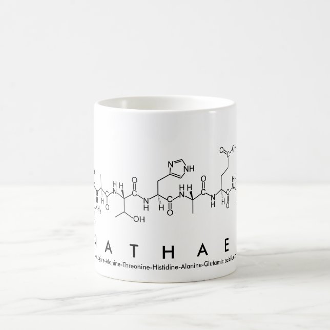 Nathael peptide name mug (Center)