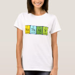 Nathaly periodic table name shirt<br><div class="desc">Nathaly spelled out as Na Th Al Y (Sodium Thorium Aluminium Yttrium) on a shirt for the scientist in you.</div>
