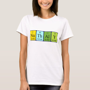 Nathaly periodic table name shirt