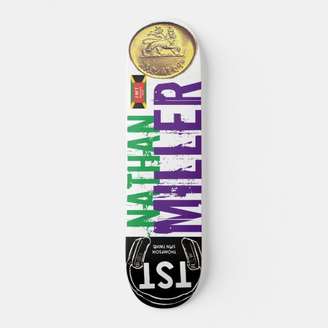NATHAN E MILLER Skateboard (Front)