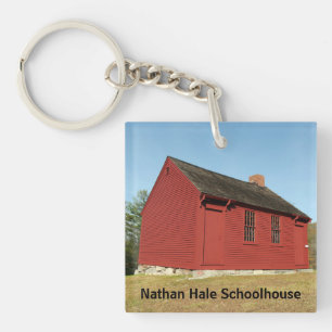 Nathan Hale Schoolhouse (East Haddam) Key Ring