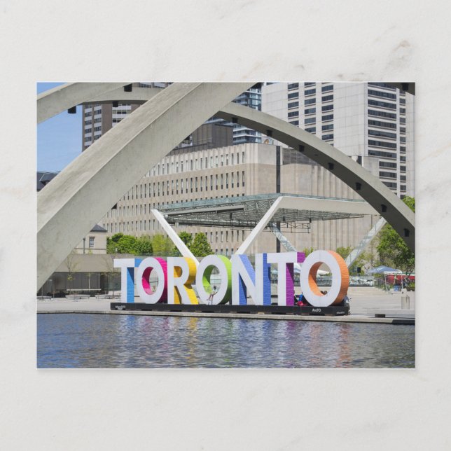 Nathan Phillips Square Toronto Ontario Canada Postcard (Front)