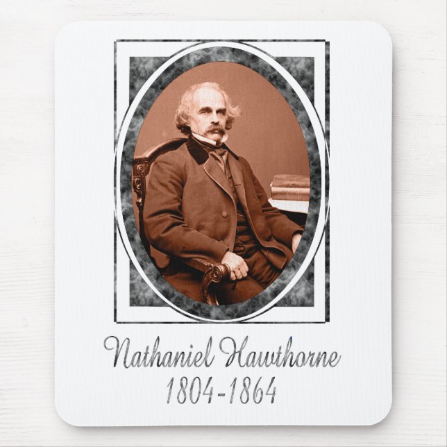 Nathaniel Hawthorne Mouse Mat (Front)