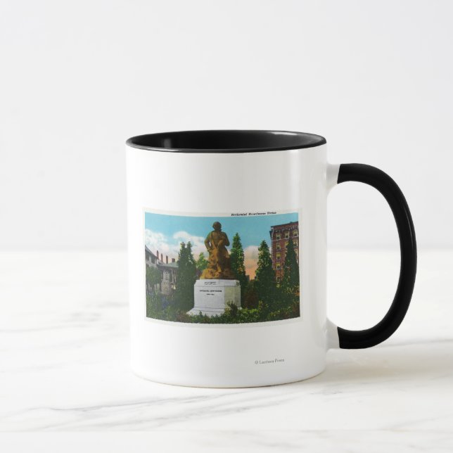 Nathaniel Hawthorne Statue View Mug (Right)