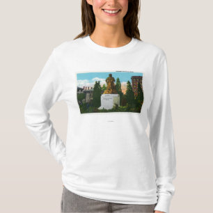 Nathaniel Hawthorne Statue View T-Shirt