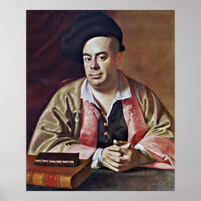 Nathaniel Hurd-portrait by John Singleton Copley Poster (Front)