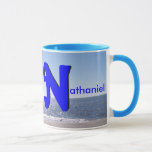 Nathaniel Mug<br><div class="desc">Nathaniel has Hebrew origins. It means gift of God. This personalised mug is a great gift for the Nathaniel in your life. You can also customise the text to account for spelling  or name variations or nicknames (e.g.,  Nathanial,  Nathan,  Nate,  Nat,  Nataniel)</div>