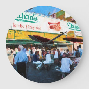 Nathan's Coney Island Clock