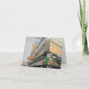 Nathan's Famous Hot Dogs Blank Note Card