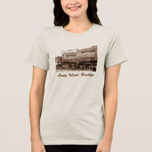 Nathan's Famous Hot Dogs Ladies' Tri-Blend Shirt