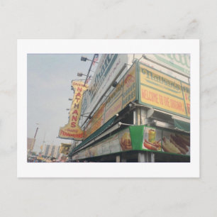 Nathan's Famous Hotdogs (Coney Is., NY) postcard