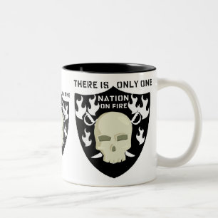NATION ON FIRE - THERE IS ONLY ONE Two-Tone COFFEE MUG