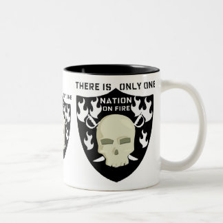 NATION ON FIRE - THERE IS ONLY ONE Two-Tone COFFEE MUG