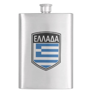 National - Ελλάδα Hip Flask