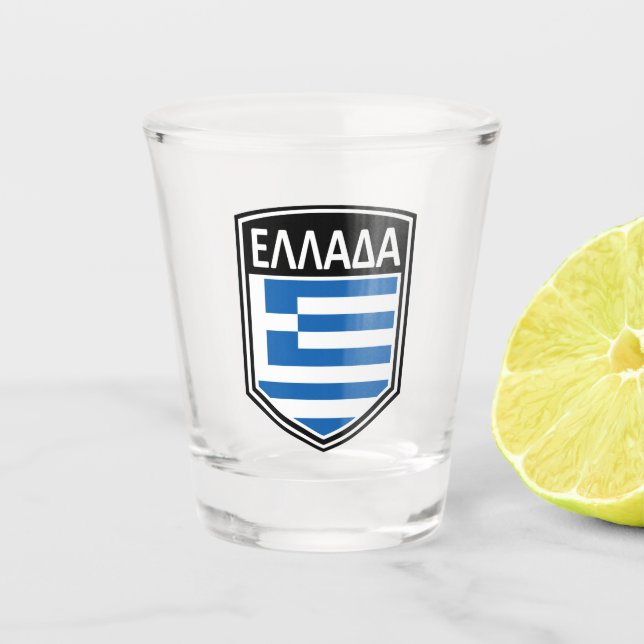 National - Ελλάδα Shot Glass (Front)