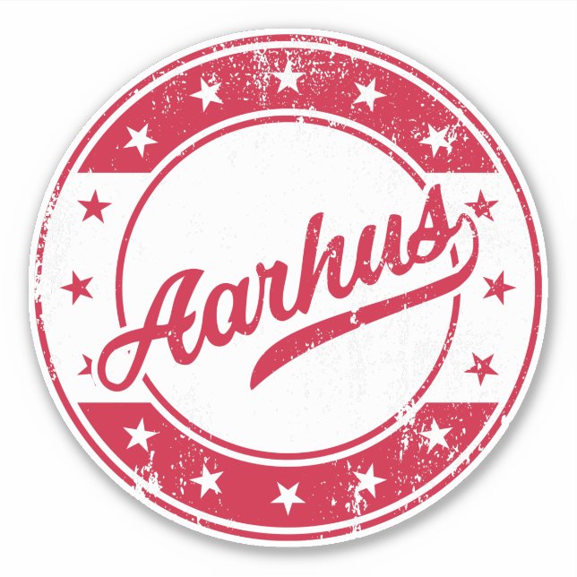 National - Aarhus Denmark Sticker (Front)