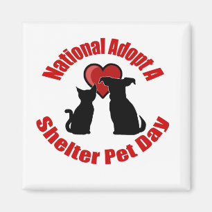 National Adopt A Shelter Pet Day Magnet