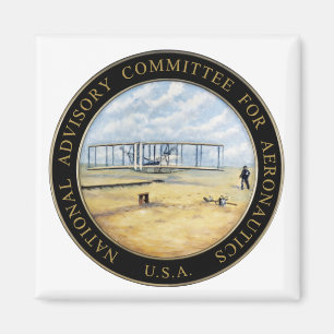 National Advisory Committee for Aeronautics Logo Magnet