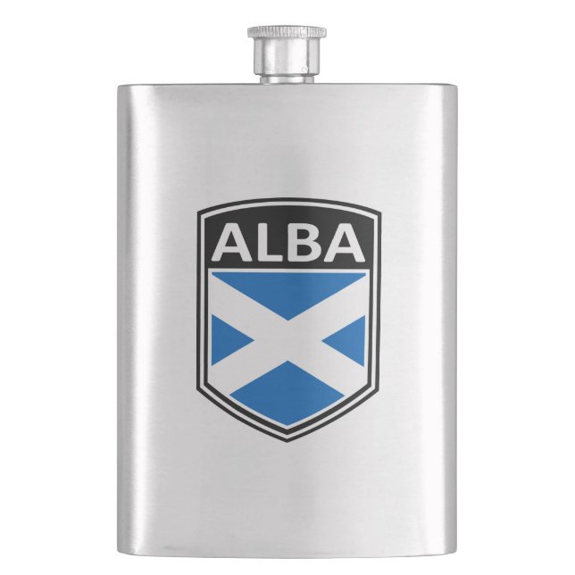 National - Alba Hip Flask (Front)