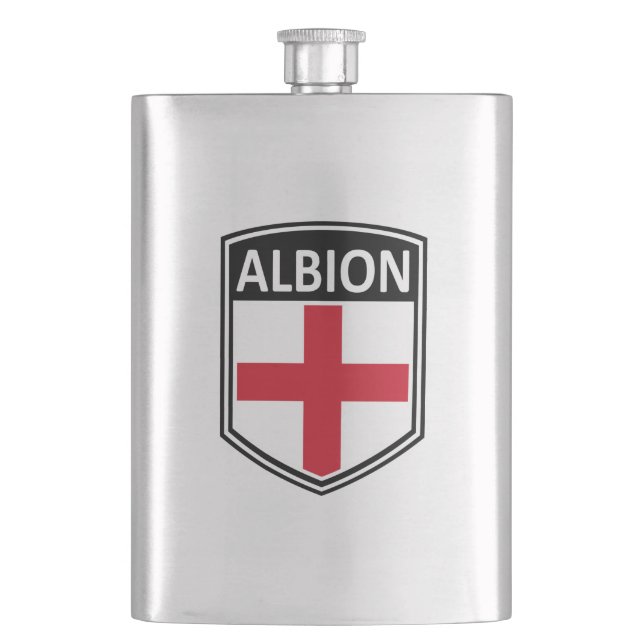 National - Albion Hip Flask (Front)