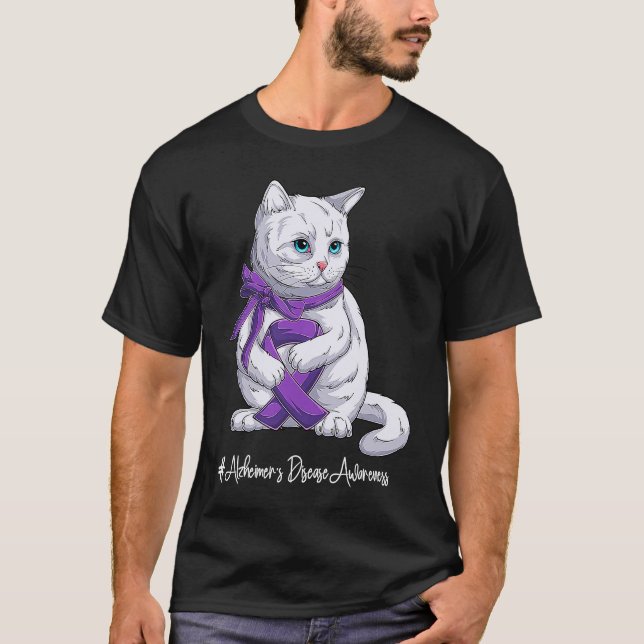 National Alzheimer's Disease Awareness Month Purpl T-Shirt (Front)