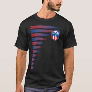 National America Flag American Soccer USA T-Shirt