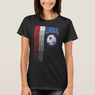 National America Flag USA American Football Fan So T-Shirt
