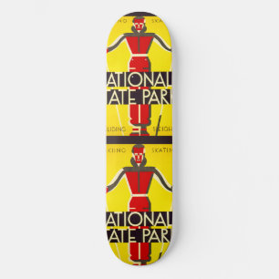 National and state parks, skiing - Dorothy Waugh Skateboard