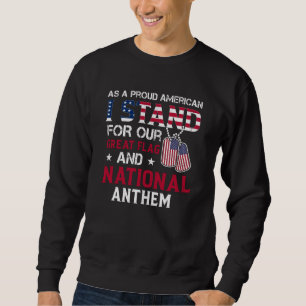National Anthem - USA Flag Design Sweatshirt