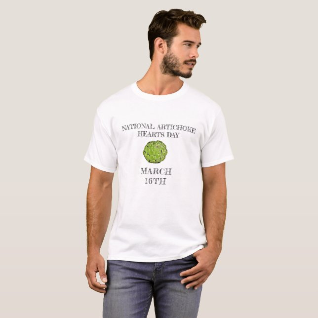 National Artichoke Hearts Day March 16th Shirt (Front Full)