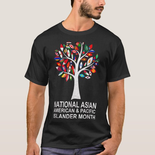 National Asian American Pacific Islander Heritage  T-Shirt (Front)