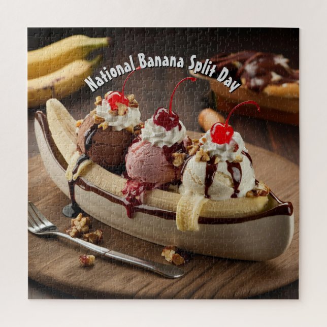National Banana Split Day Jigsaw Puzzle (Vertical)