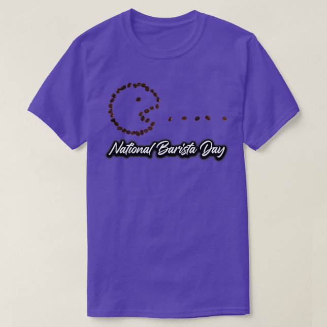 National barista day 2022 barista coffe lover 2022 T-Shirt (Design Front)