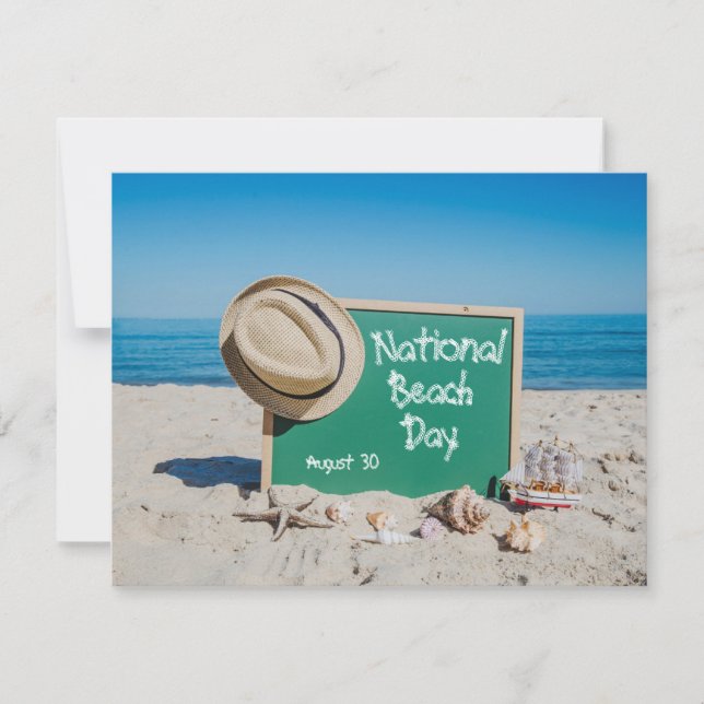 National Beach Day Card (Front)