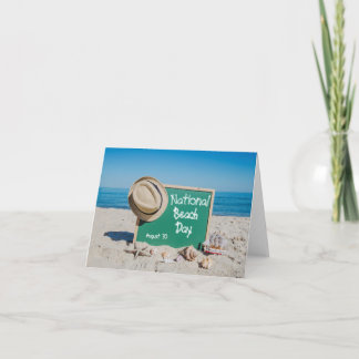 National Beach Day Card