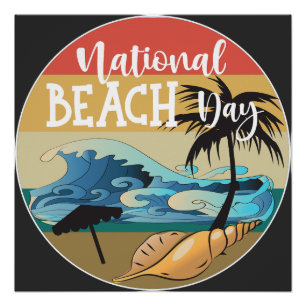 National Beach Day Sign