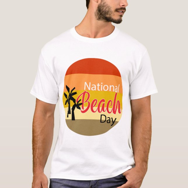 National Beach Day T-Shirt (Front)