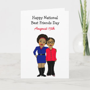 National Best Friends Day August 15th  Card