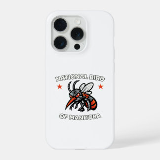 National Bird of Manitoba Angry Mosquito Funny iPhone 15 Pro Case