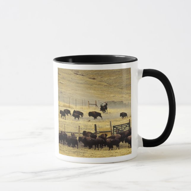 National Bison Range Roundup in Montana Mug (Right)