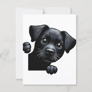 National Black Dog Day 2025: Celebrate Black Dog Postcard
