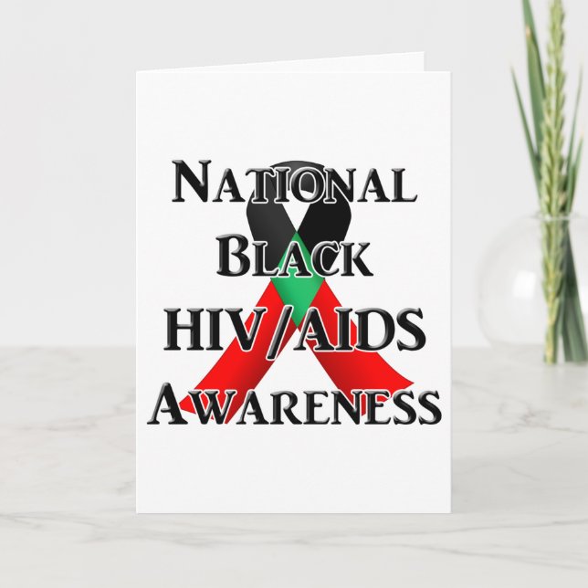 National Black HIV/AIDS Awareness Day Card (Front)
