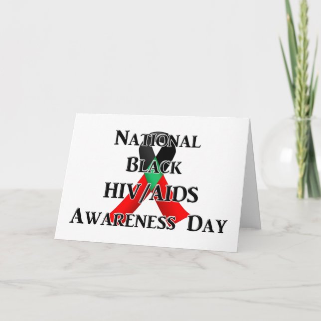 National Black HIV/AIDS Awareness Day Card (Front)