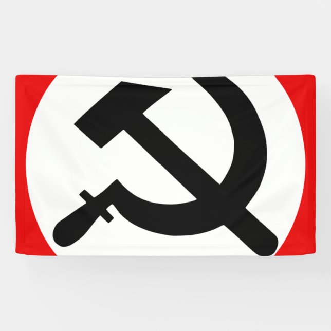 National Bolshevik Party Flag Banner (Horizontal)