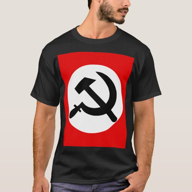 National Bolshevik Party Flag T-Shirt (Front)