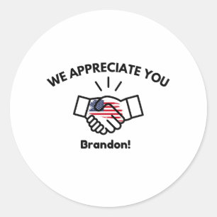 National Brandon Day Classic Round Sticker