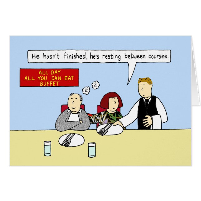 National Buffet Day Cartoon January 2nd (Front Horizontal)