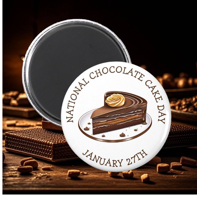 National Cake Day - January 27th Magnet (Creator Uploaded)