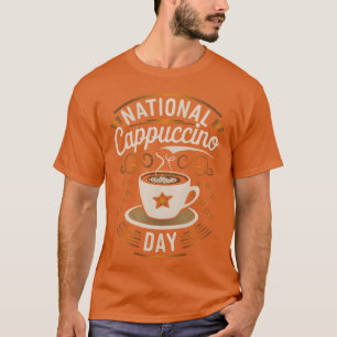 National cappuccino design gift T-Shirt