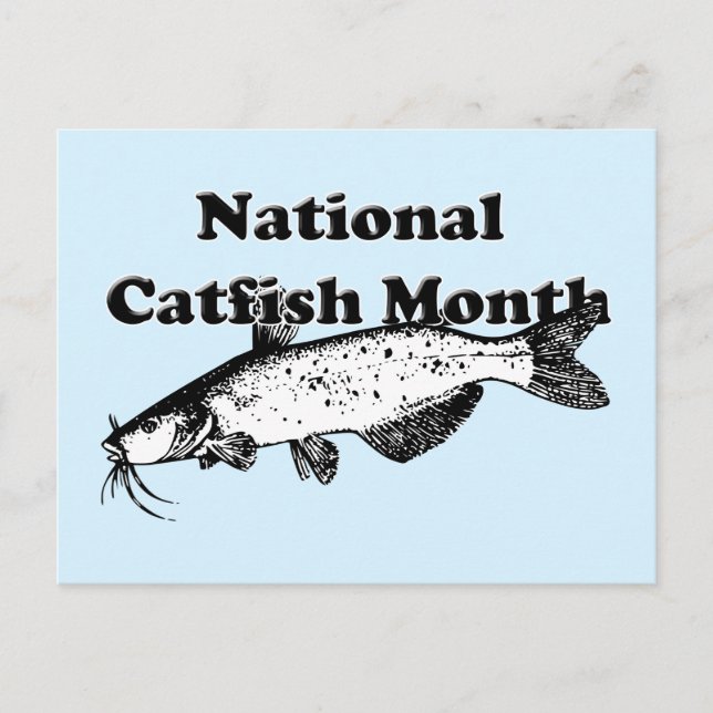 National Catfish Month Postcard (Front)